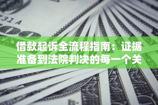 济南借款起诉全流程指南：证据准备到法院判决的每一个关键步骤