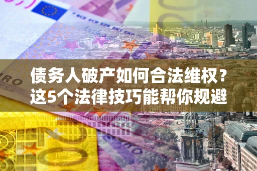 济南债务人破产如何合法维权？这5个法律技巧能帮你规避风险