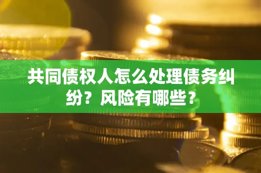 济南共同债权人怎么处理债务纠纷？风险有哪些？