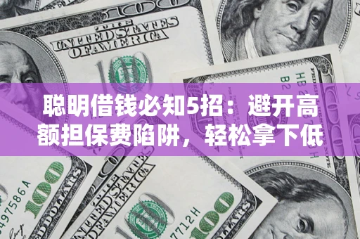济南聪明借钱必知5招：避开高额担保费陷阱，轻松拿下低息贷款